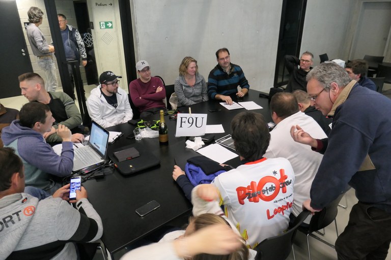 The F9U FPV Racing table